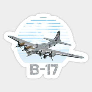 B17 Flying Fortress Bomber Pilot Gift Battle of Britain Sticker